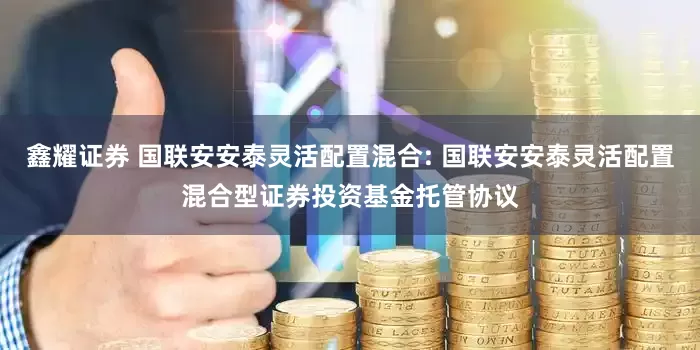 鑫耀证券 国联安安泰灵活配置混合: 国联安安泰灵活配置混合型证券投资基金托管协议